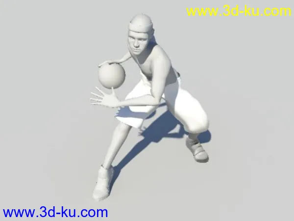 绑定好的篮球小伙模型的图片3