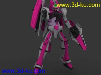 3D打印模型GUNDAM SEED CE 73 Arms Astray PMC Custom （粉异端）的图片
