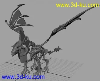 3D打印模型骨龙的图片