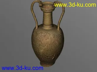 3D打印模型一个精美的古典装饰花瓶的图片