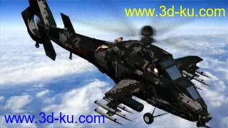 中国陆航直九-WZ直升机模型的图片4
