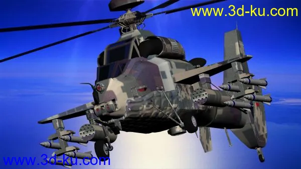 中国陆航直九-WZ直升机模型的图片7