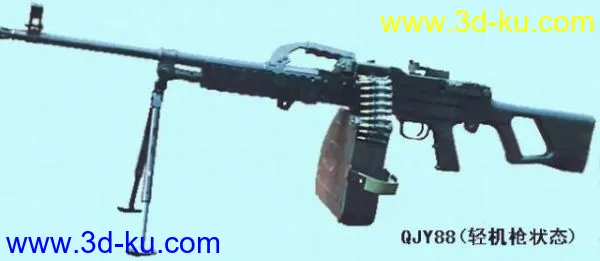中国QJY88通用机枪模型的图片3