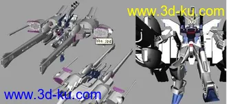 3D打印模型高达的图片