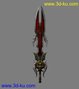 3D打印模型传奇---皓月神斩的图片