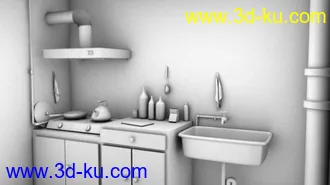 3D打印模型厨房的图片