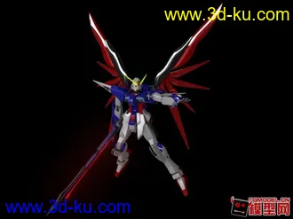 3D打印模型自制gundam destiny的图片