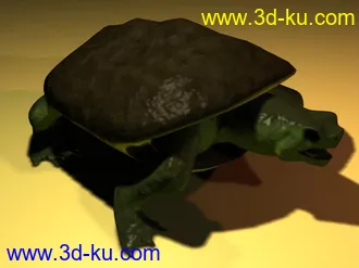 3D打印模型海龟，还算精细的的图片