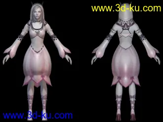 3D打印模型永恒之塔铁耙号锁链女装的图片