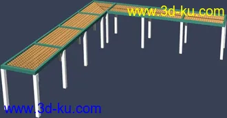 3D打印模型现代建筑---花架系列的图片
