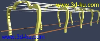 3D打印模型现代建筑---花架系列的图片