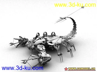 3D打印模型变形金刚——蝎子的图片