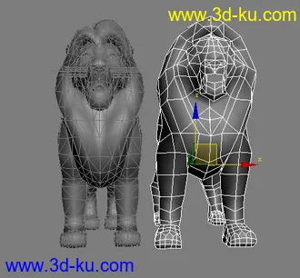 3D打印模型狮子的图片