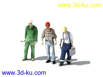 3D打印模型各种人物合集，给做后期的朋友们福利了！！！站姿的图片