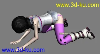 3D打印模型MM很邪恶的动作的图片