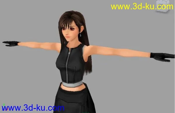 最终幻想女主角Tifa模型的图片1
