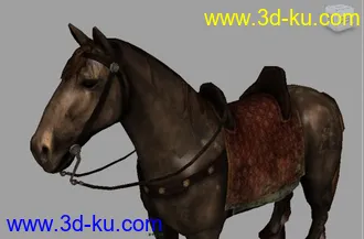 3D打印模型从外国网站下载--超逼真的马的图片