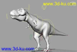 3D打印模型已绑定的霸王龙的图片