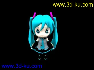 3D打印模型可爱初音萝莉MM的图片