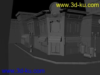 3D打印模型一个街道的图片