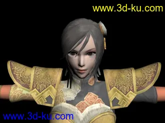 3D打印模型[震撼]真三国无双6全部女将女兵的图片