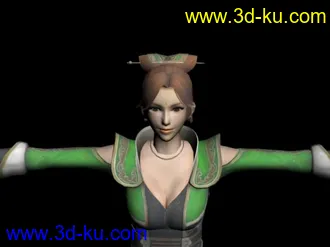 3D打印模型[震撼]真三国无双6全部女将女兵的图片