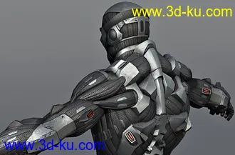 3D打印模型nano-suit 孤岛危机，纳米战甲！附带贴图的图片