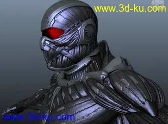 3D打印模型nano-suit 孤岛危机，纳米战甲！附带贴图的图片