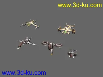 命令与征服4 飞机模型已转4边面的图片