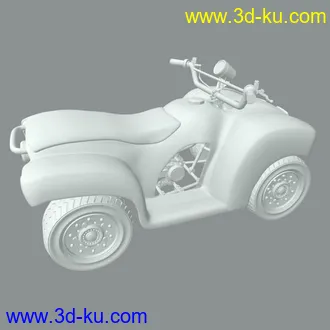 3D打印模型新手请高手们指教，做的沙滩摩托的图片