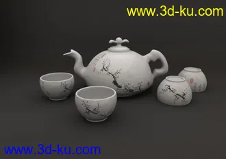 3D打印模型茶具的图片