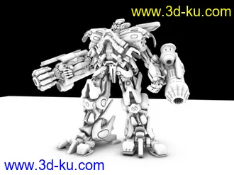 3D打印模型铁皮机器人的图片