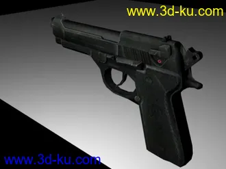 3D打印模型M9手槍的图片