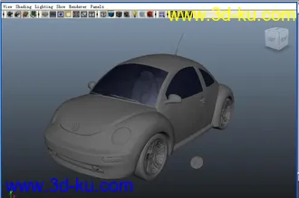 3D打印模型甲壳虫汽车的图片