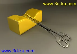 3D打印模型自己做的剪刀的图片