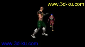 严重必看—模型+绑定+格斗动作的图片