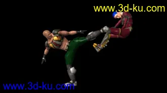 严重必看—模型+绑定+格斗动作的图片