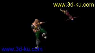 严重必看—模型+绑定+格斗动作的图片