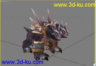 3D打印模型3d的双头怪的图片
