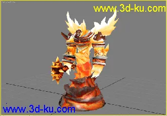 3D打印模型3d火元素的图片