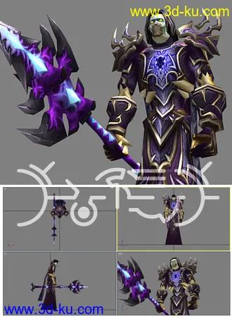 3D打印模型TBC术士虚空之心套装的图片