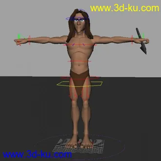 3D打印模型泰山 设置 骨骼全的图片