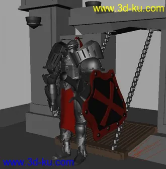 3D打印模型看门的士兵的图片