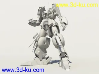 3D打印模型刹帝利高达，你懂得。的图片