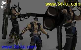 3D打印模型原创 枪神的图片