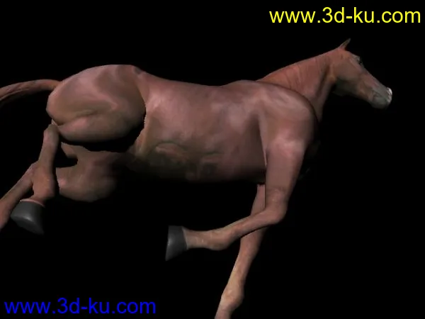 奔跑的野马模型的图片3