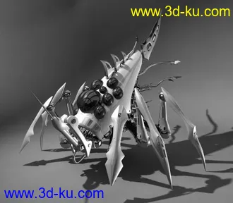 3D打印模型机械虫——obj格式的图片