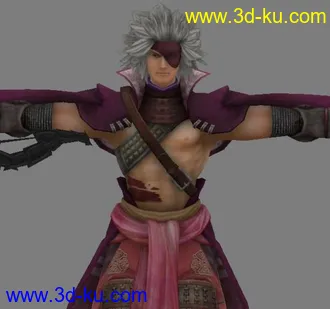 Wii《战国BASARA3》游戏角色 猿飞佐助 长宗我部1P模型的图片