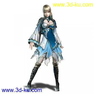 3D打印模型真三6大波王元姬2套衣服的图片