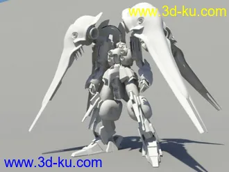 3D打印模型完整的刹帝利高达！的图片